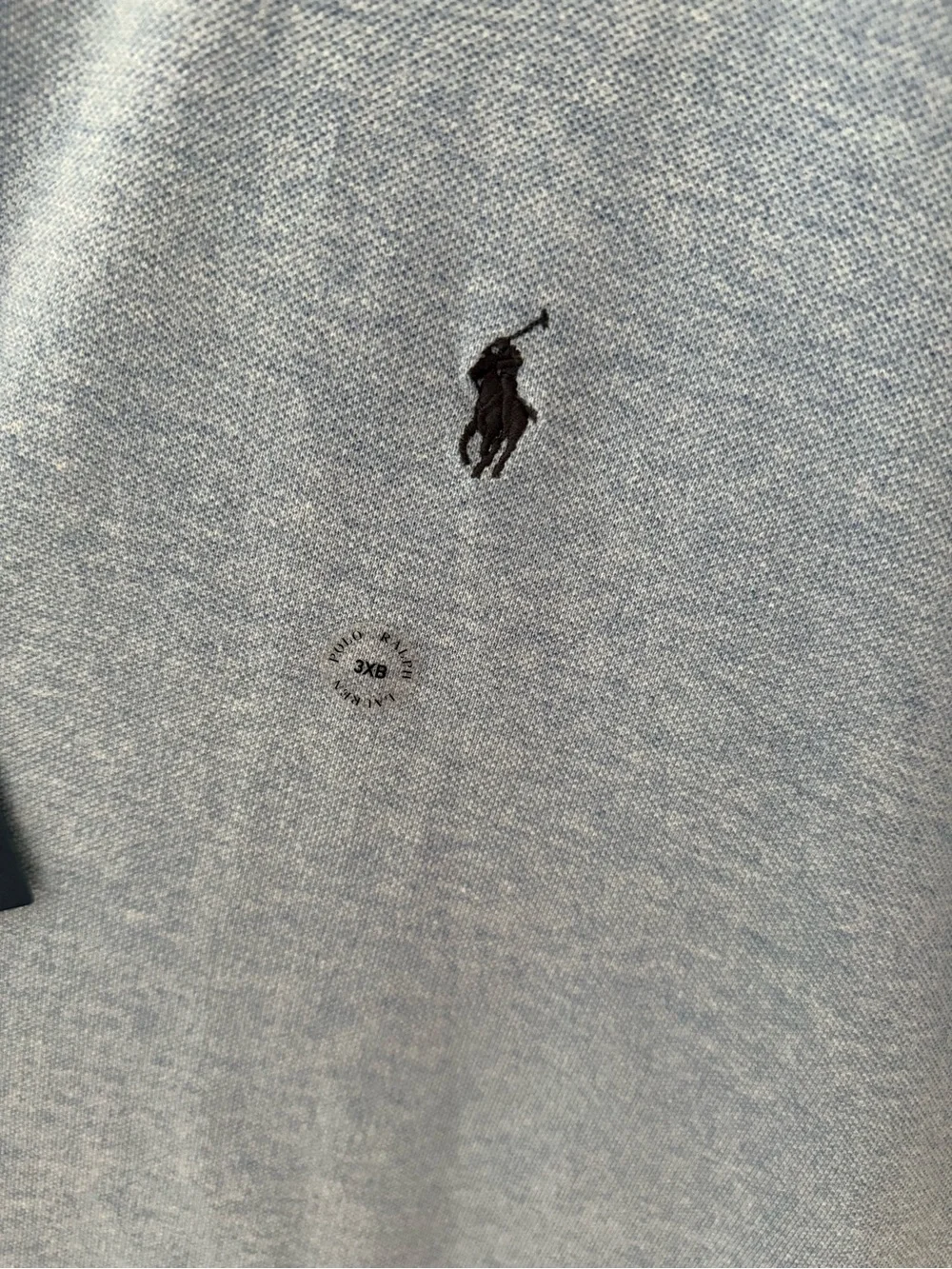 NWT Men's Polo Ralph Lauren Light Blue Polo Short Sleeve Shirt Size 3XB